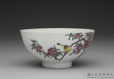 图片[2]-Bowl with pomegranate and orioles in falangcai painted enamels, Qing dynasty, Yongzheng reign 1723-1735-China Archive